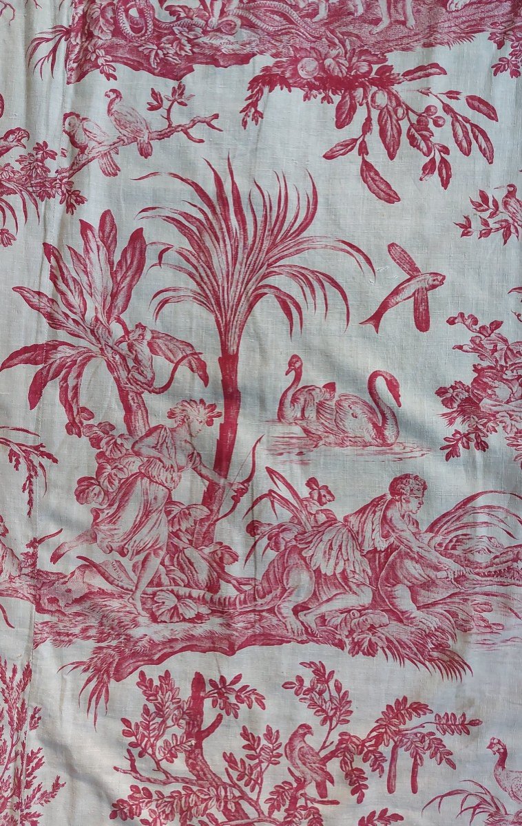 Toile De Jouy 18th Century 4 Continents Oberkampf -photo-2