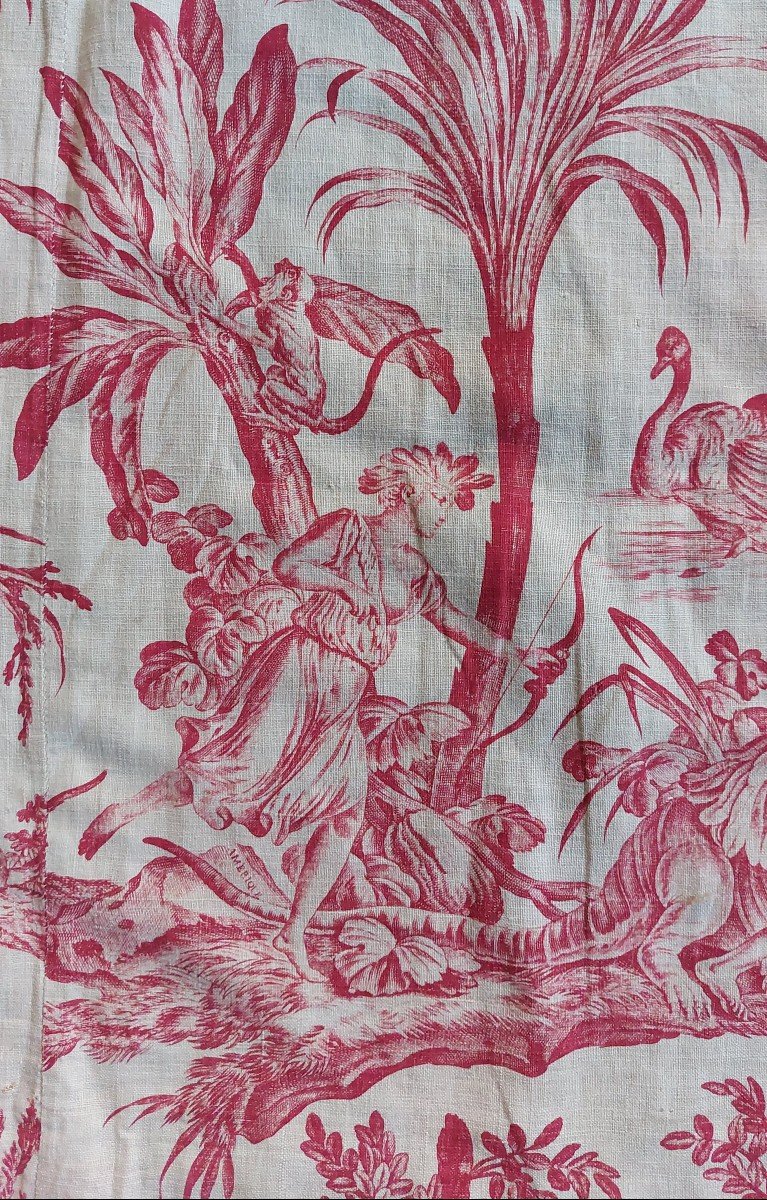 Toile De Jouy 18th Century 4 Continents Oberkampf -photo-4