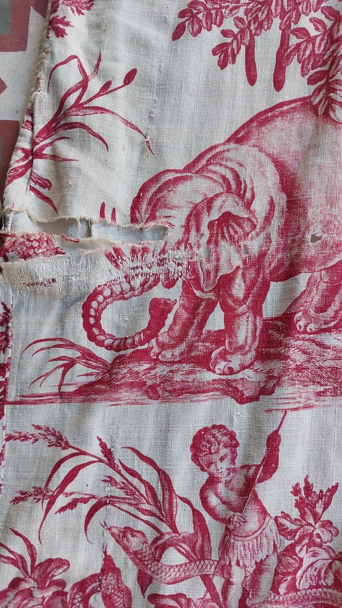 Toile De Jouy 18th Century 4 Continents Oberkampf -photo-5