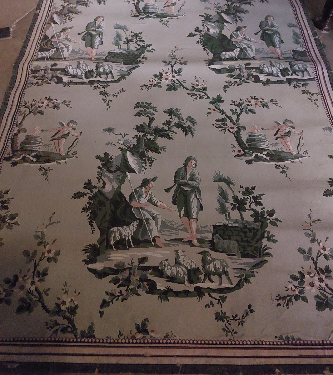 18th Century Panel Wallpaper -photo-3