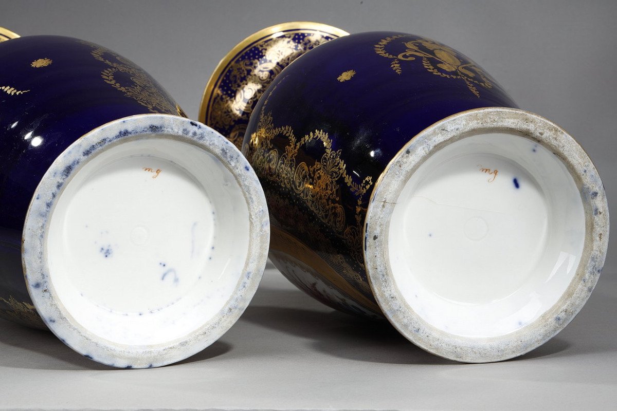 Pair Of Large Porcelain Vases-photo-8
