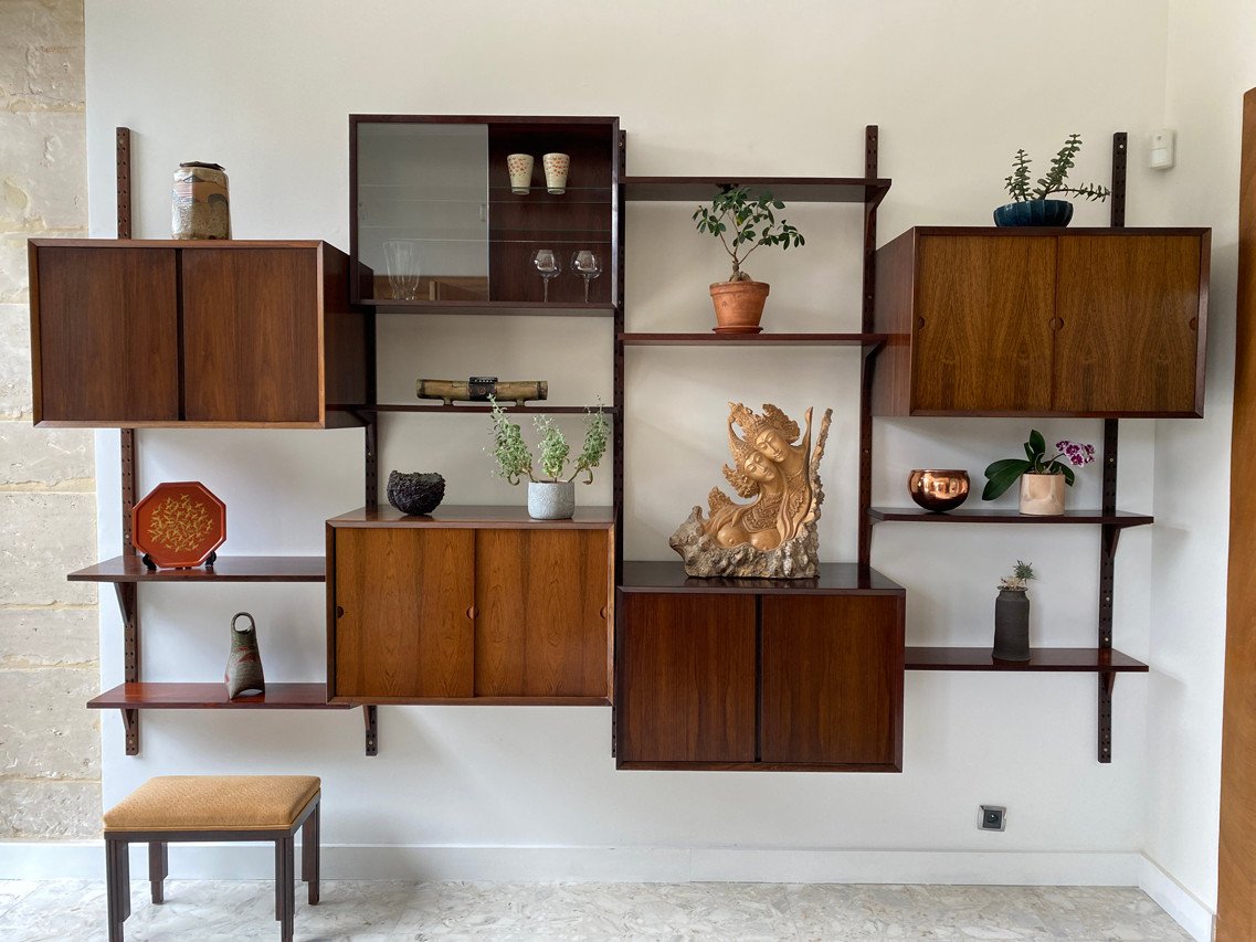 Poul Cadovius, 4 "royal System" Columns In Rosewood, 1965-photo-6