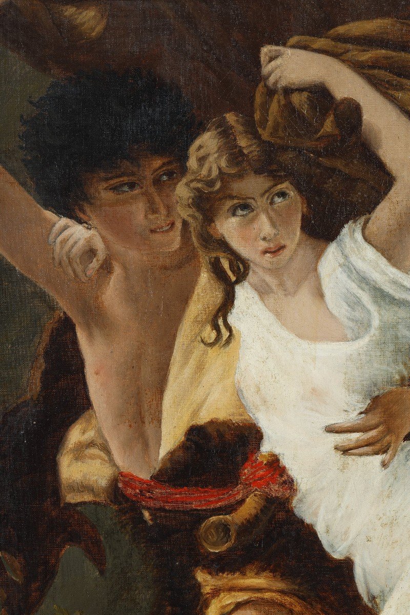 Two Oils On Canvas After Pierre Auguste Cot (1837-1883)-photo-5