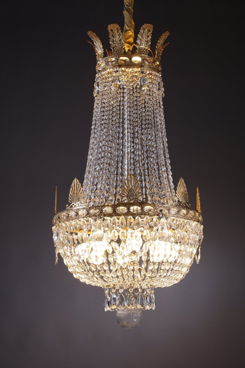 Empire Style Tassel Hot Air Balloon Chandelier-photo-4