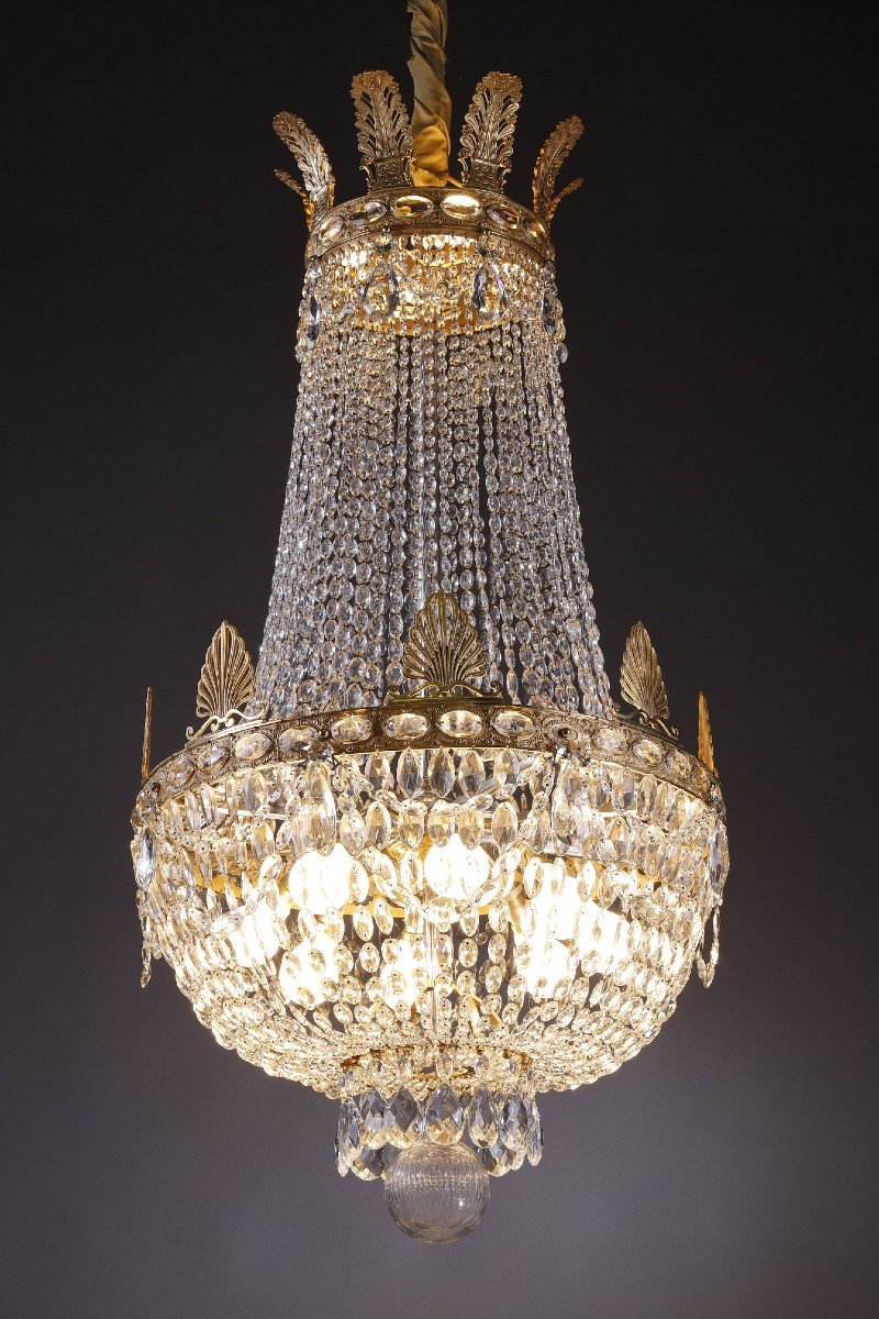 Empire Style Tassel Hot Air Balloon Chandelier-photo-1