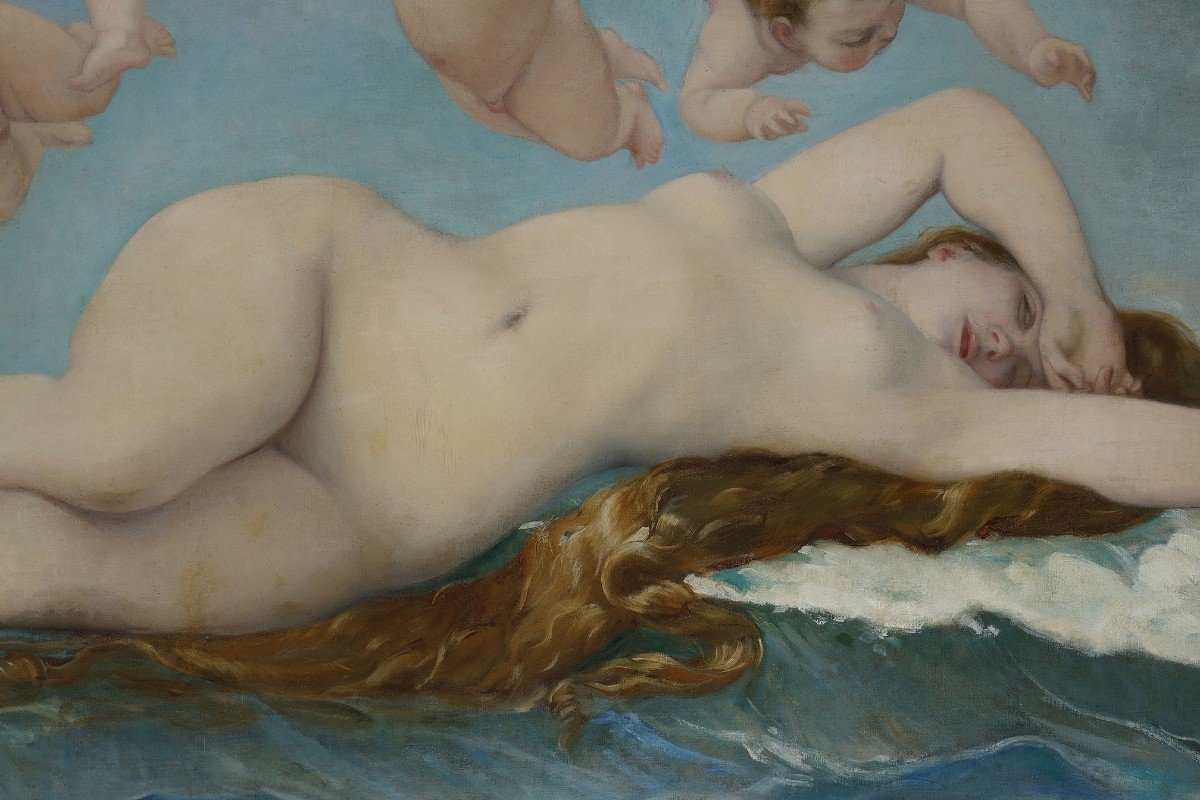 The Birth Of Venus By Ernest Prunet, 1840-1901, After Alexandre Cabanel -photo-3