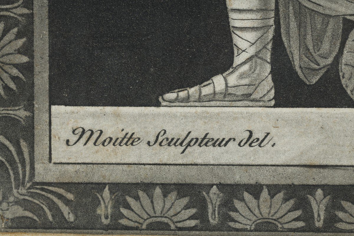 Suite De 5 Gravures Figurant Des Scènes De l'Antiquité d'Après Moitte Par Janinet.-photo-6