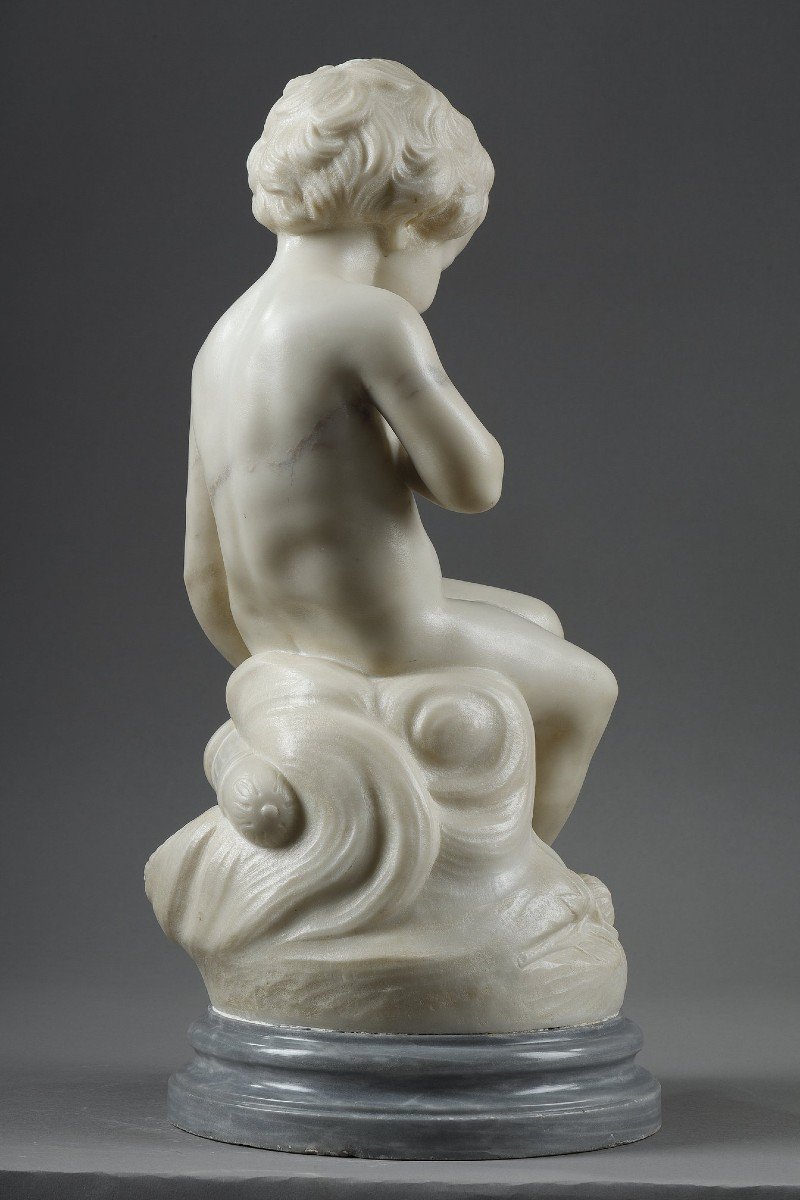 White Marble Of Threatening Love After Etienne Falconet-photo-1