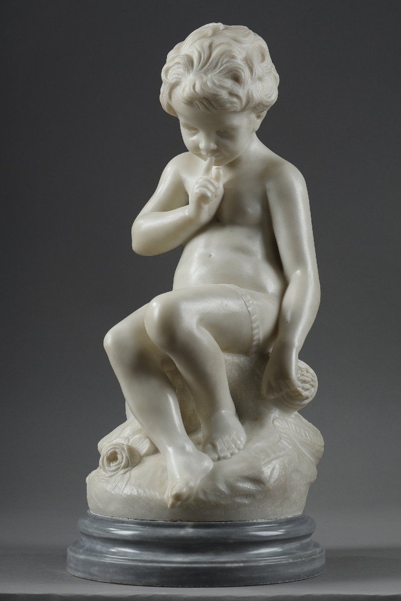 White Marble Of Threatening Love After Etienne Falconet