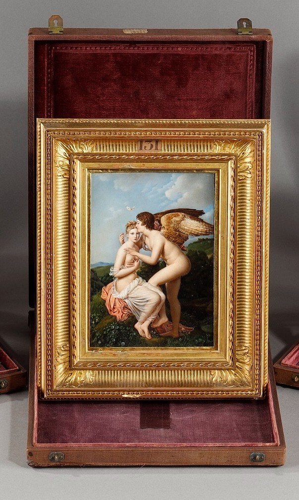 Psyché Et l'Amour d'Après François Gerard (1770-1837) -photo-2