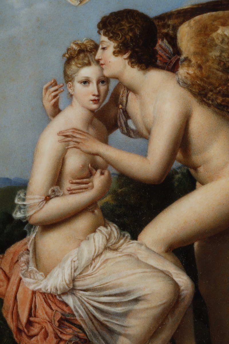 Psyché Et l'Amour d'Après François Gerard (1770-1837) -photo-1