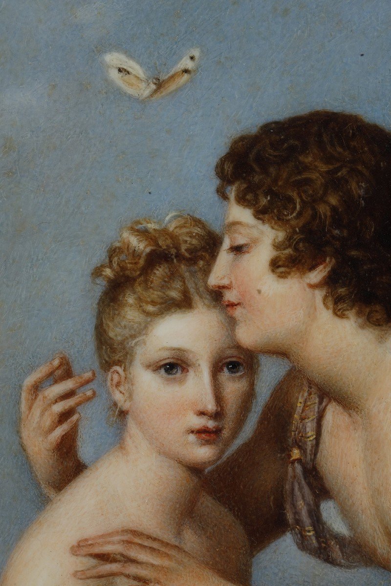 Psyché Et l'Amour d'Après François Gerard (1770-1837) -photo-2