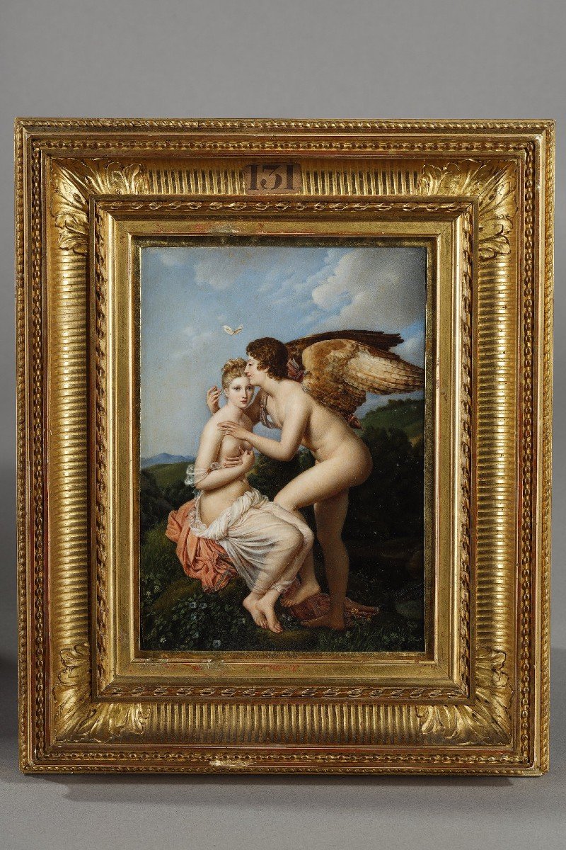 Psyché Et l'Amour d'Après François Gerard (1770-1837) 