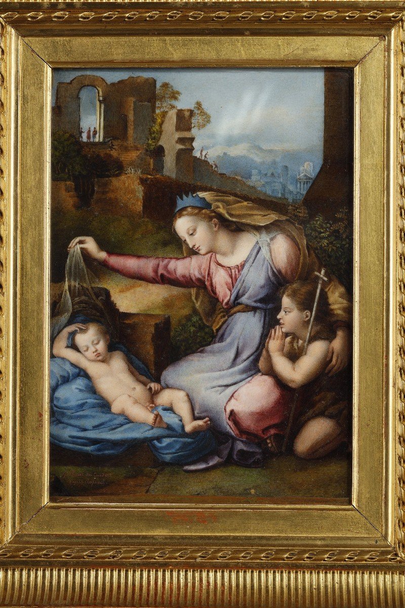 The Virgin And Child With The Little Saint John, After Raphael-photo-2