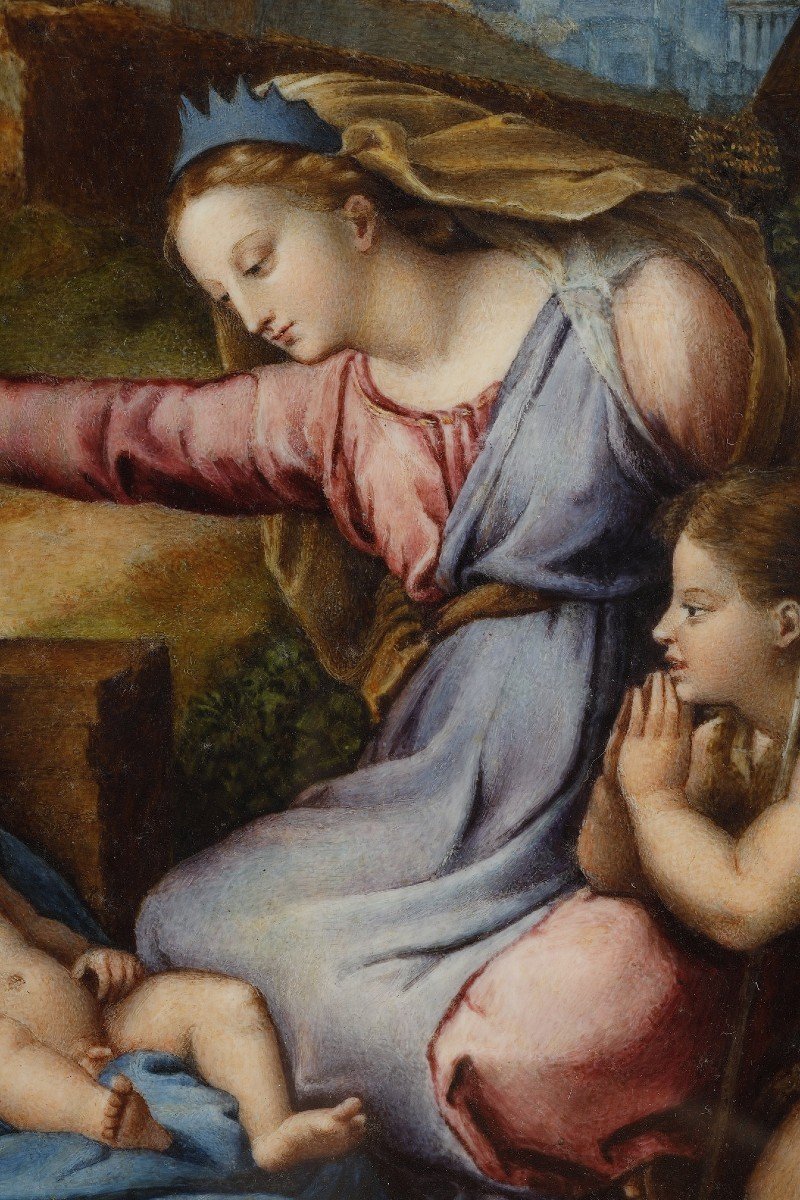 The Virgin And Child With The Little Saint John, After Raphael-photo-1