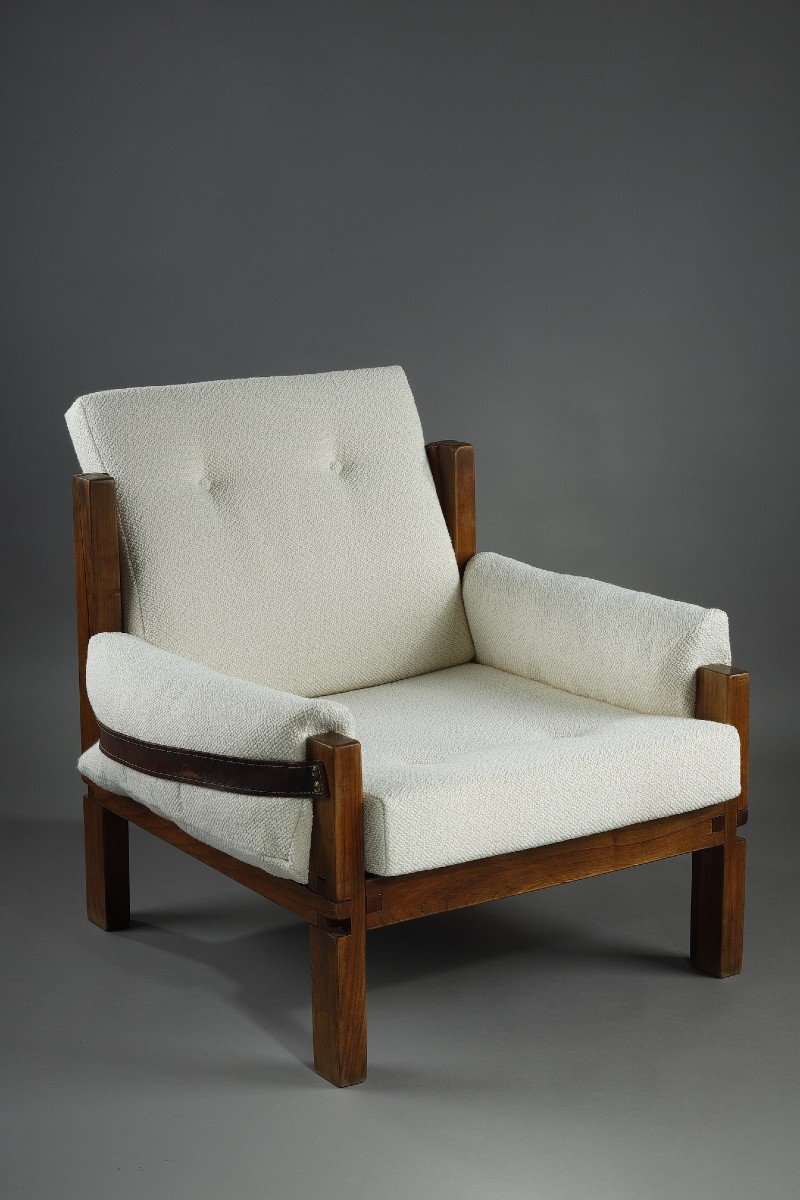 Fauteuil Modèle S15 Par Pierre Chapo, Années 1970