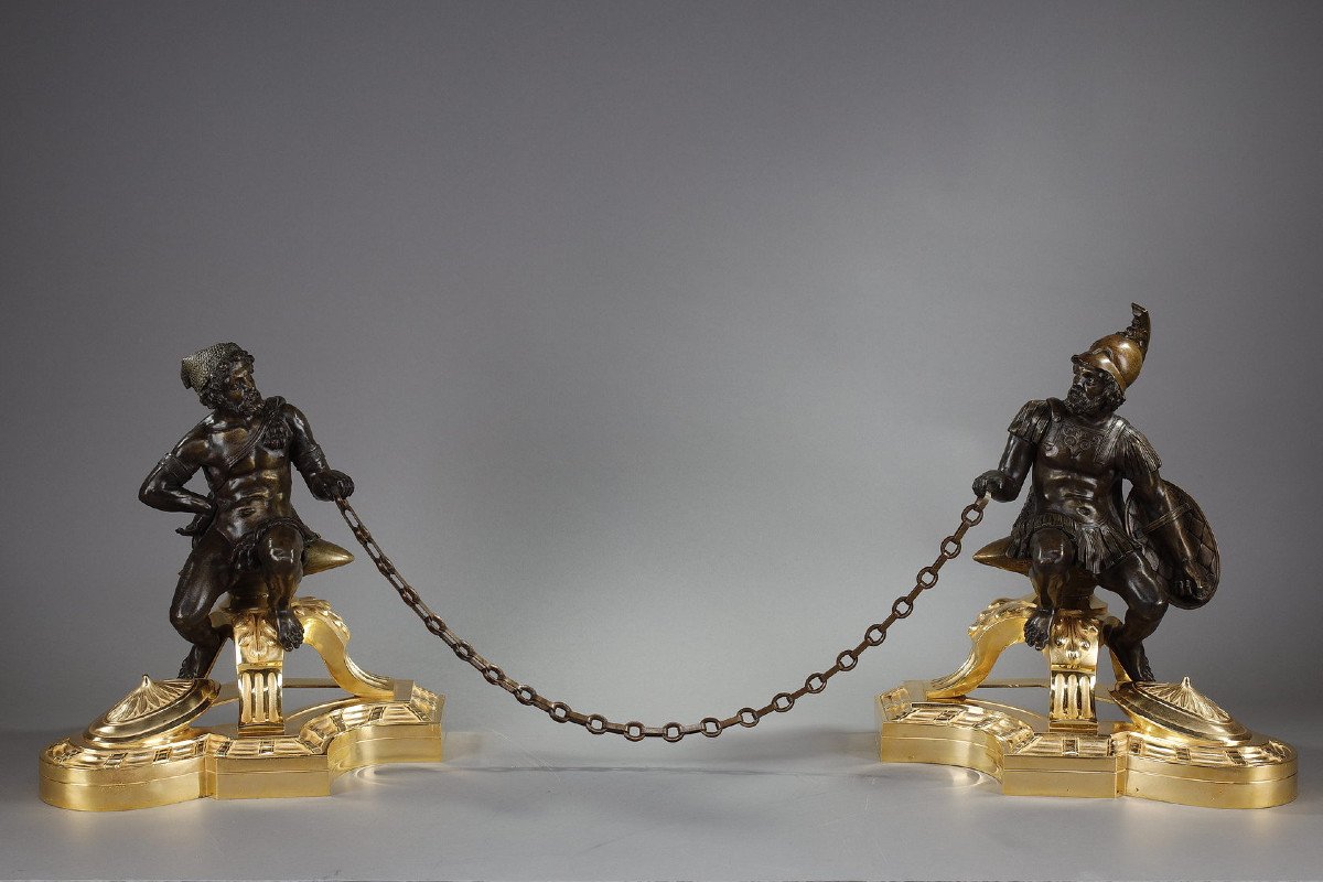 Pair Of Andirons 