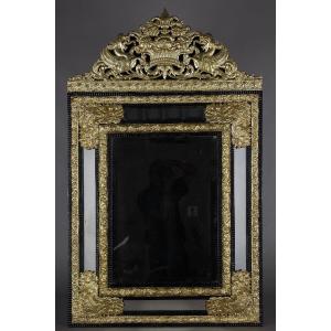 Imposant Miroir De Style Louis XIV à Parecloses