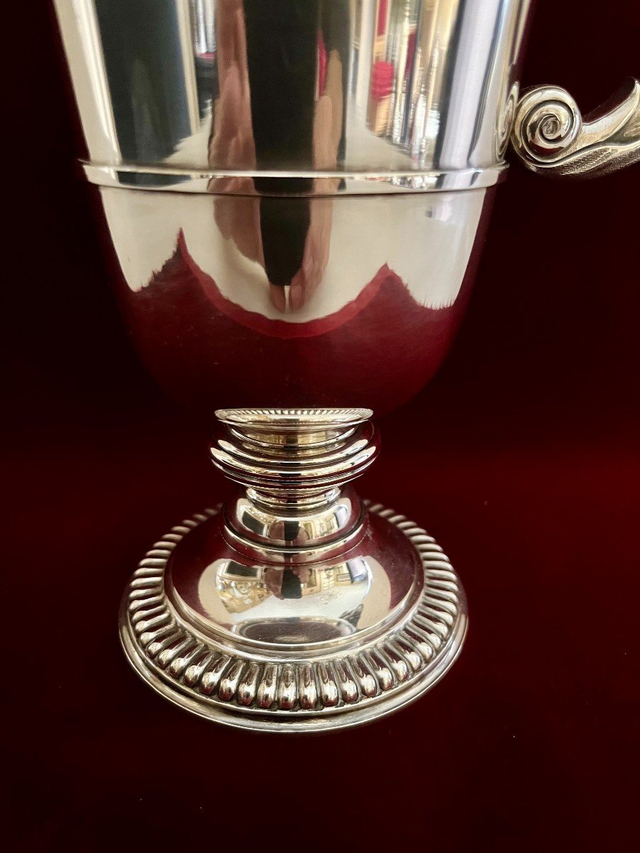 Sterling Silver Helmet Ewer By Puiforcat-photo-3