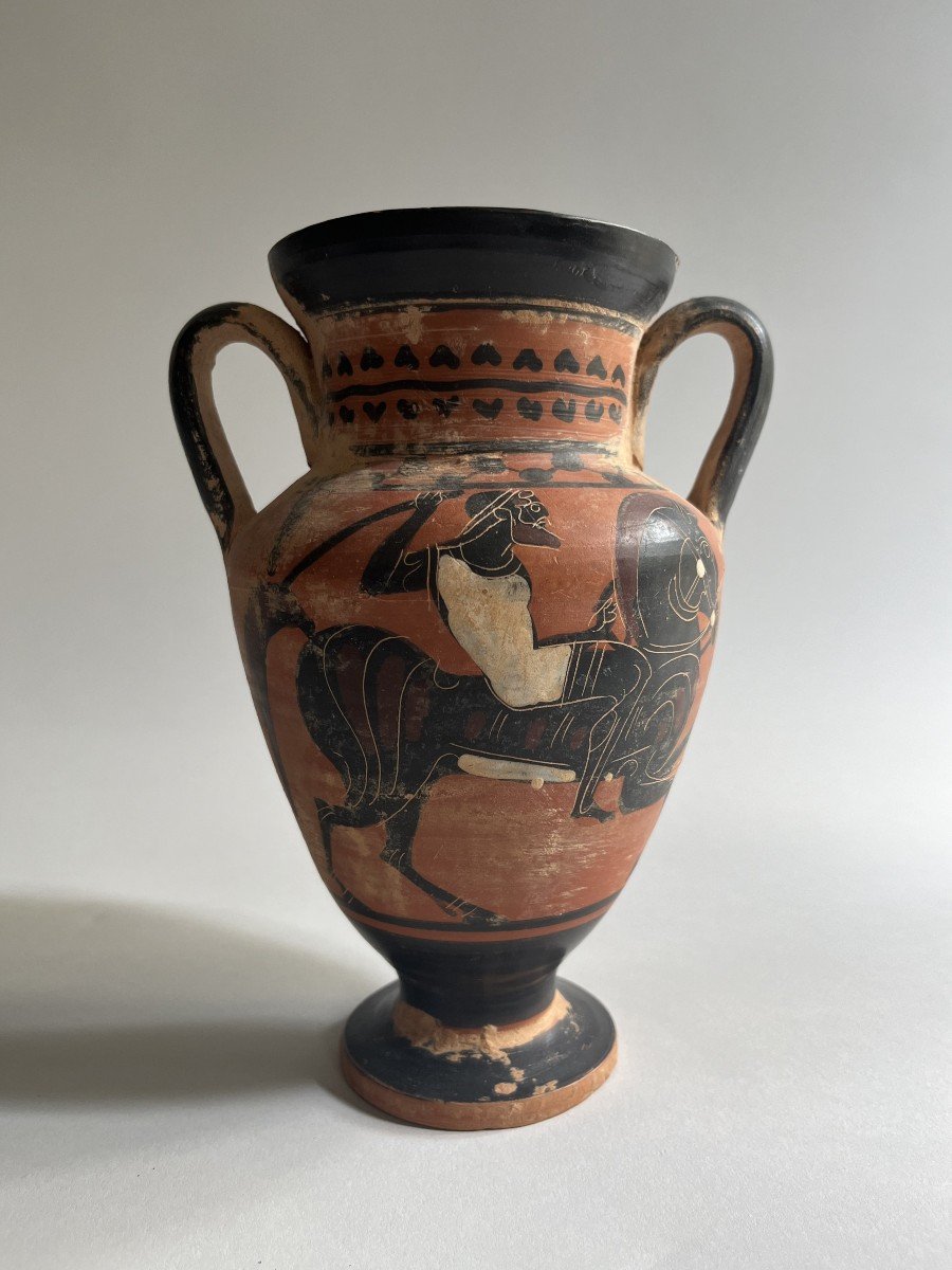 "grand Tour" Vase Greek Style Italy 19th Century-photo-2