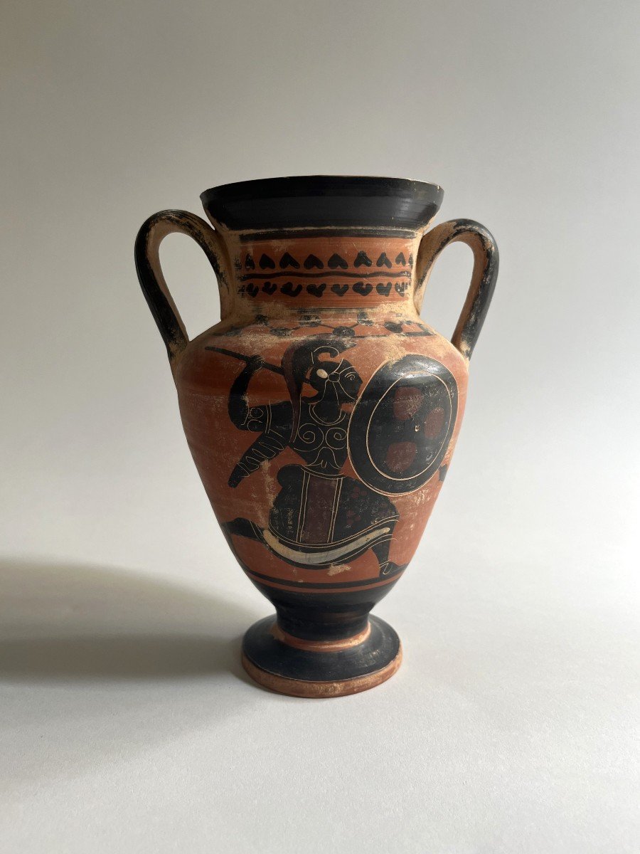 "grand Tour" Vase Greek Style Italy 19th Century-photo-3