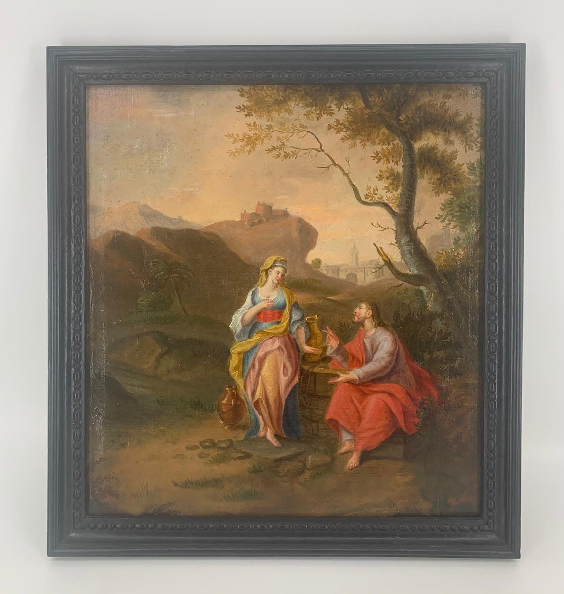 Jesus And The Samaritan Woman By Artist To Discover Circa 1750-photo-2