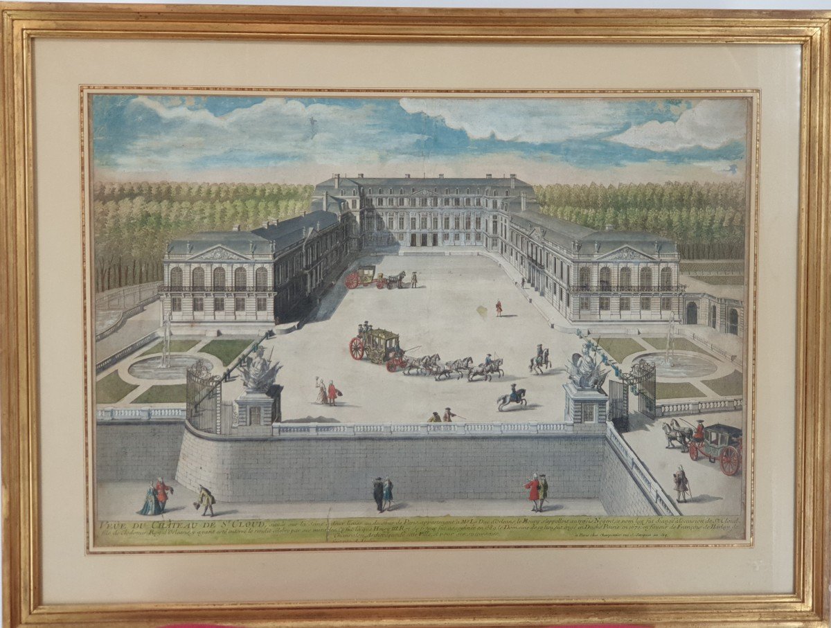 Vue d'Optique: Le Château De St Cloud