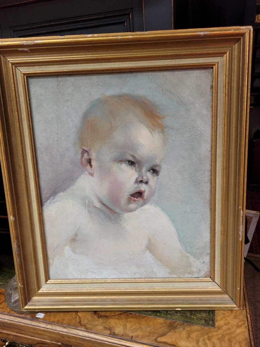 French School Baby Portrait 