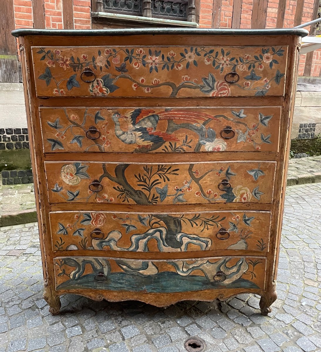 19th Century Chest Of Drawers In The Arte Povera Style