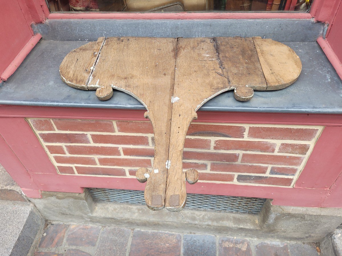 18th Century Door Top With Fruit Decorations-photo-3