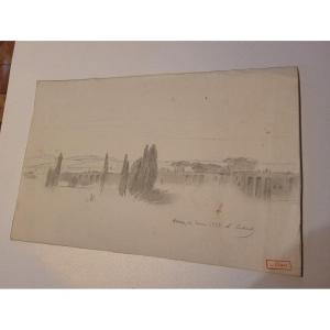 L Cabat Landscape Drawing