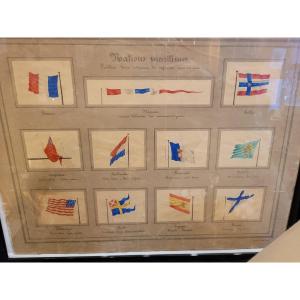 11 Watercolors Maritime Nations Wind Forces