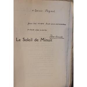 Livre provenant de  la bibliothèque Marcel Pagnol offert par P Benoit