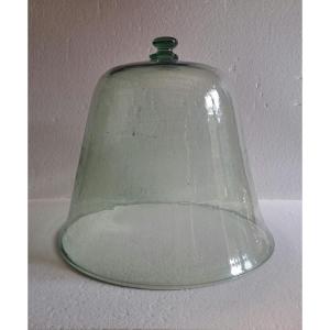 Important 19th Century Blown Glass Garden Bell 