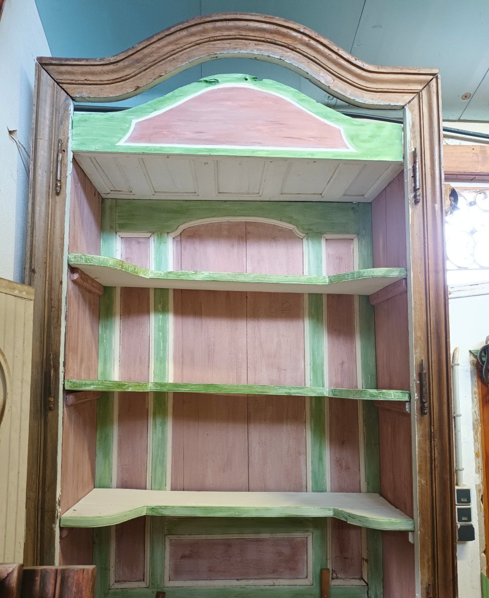 Large Regency 18th Oak Cupboard, 18th Century Patinated Double Cupboard-photo-1