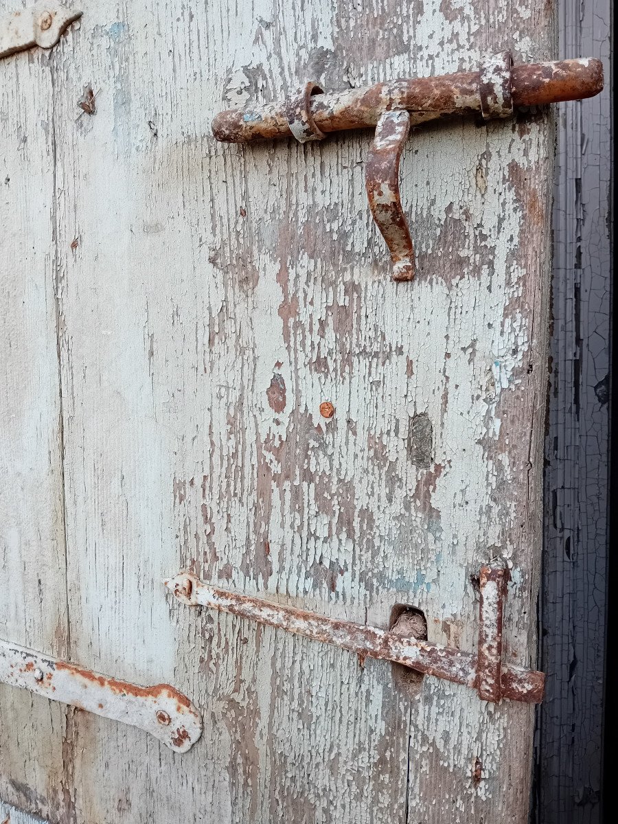 Authentic Farm Door With 2 Leaves-photo-3