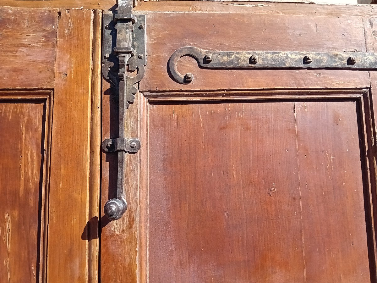 2 Times 2 Pairs Of Double-sided Doors In Basswood 18 Eme-photo-1