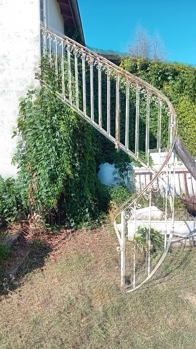 Sympathique Rampe En Fer Forgé  1900, Escalier Interieur Ou Exterieur