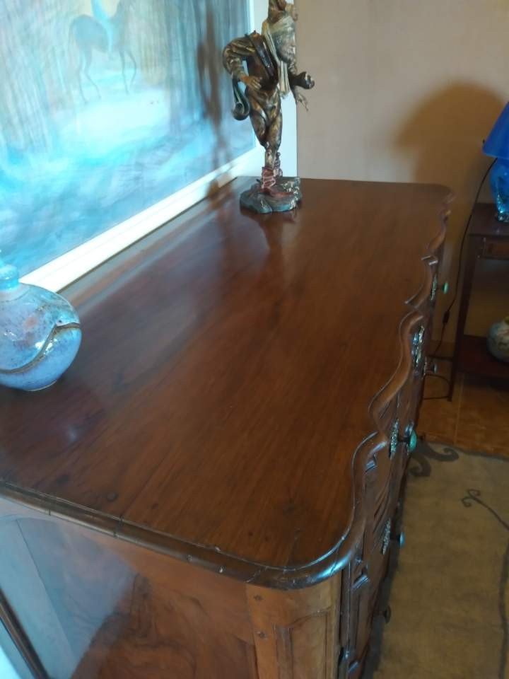 Louis XIV Period Chest Of Drawers In Walnut-photo-3