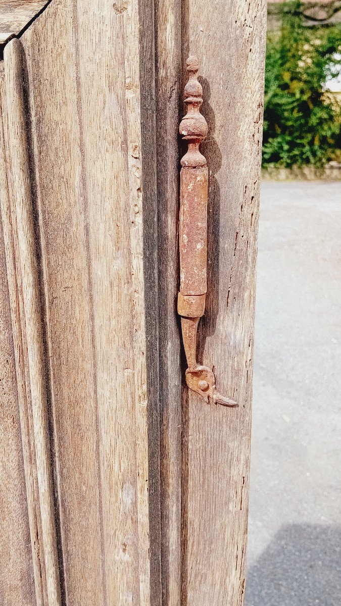 Bon Petit Placard 17 Eme  En Chêne, Boiserie d'Epoque-photo-2