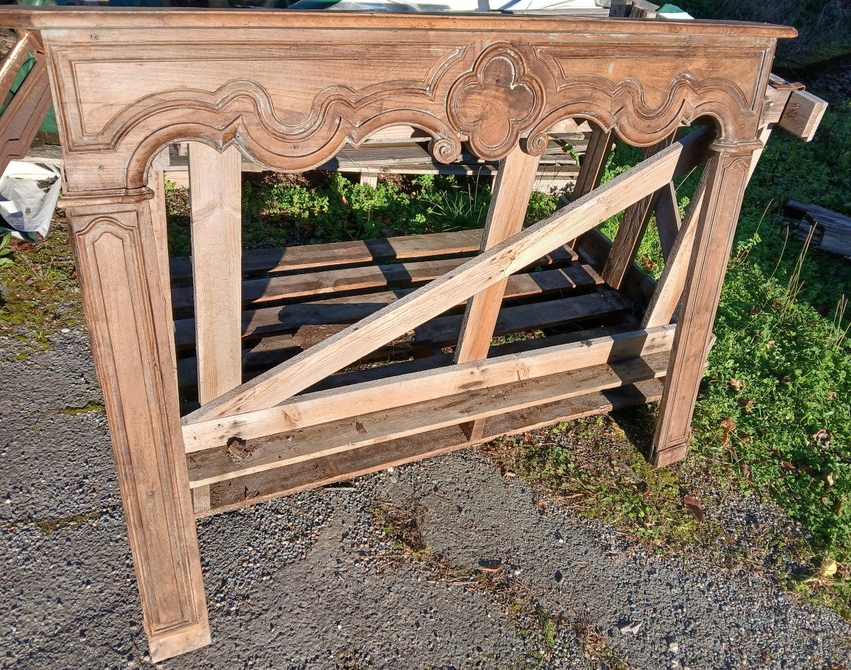 18th Century Walnut Fireplace-photo-2