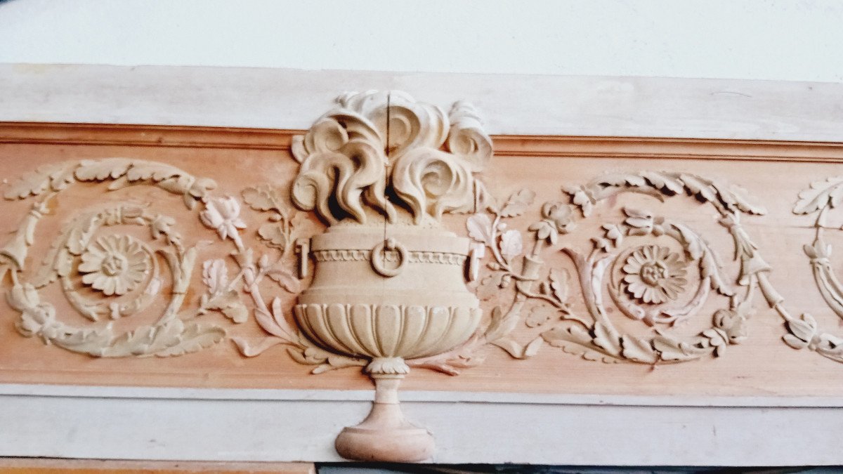 Boiserie Haut Relief D Epoque XVIII Eme En Tilleul