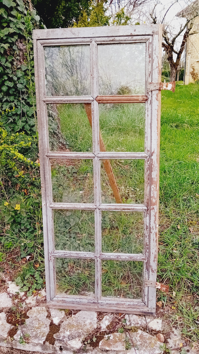 Small 18th Century Window In Its Own Jus, Cherry Wood Paneling