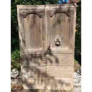 Rare Pair Of Country Regency Doors In Oak
