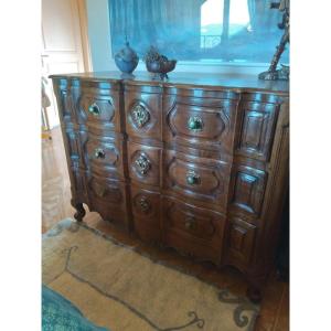 Louis XIV Period Chest Of Drawers In Walnut