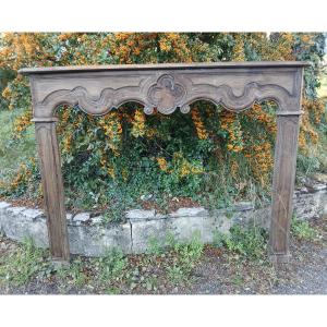 18th Century Walnut Fireplace