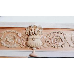 Boiserie Haut Relief D Epoque XVIII Eme En Tilleul