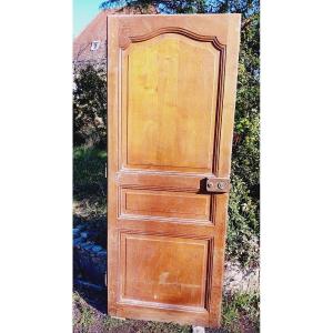 Rare Soundproof Oak Communication Door (doctor's Office)