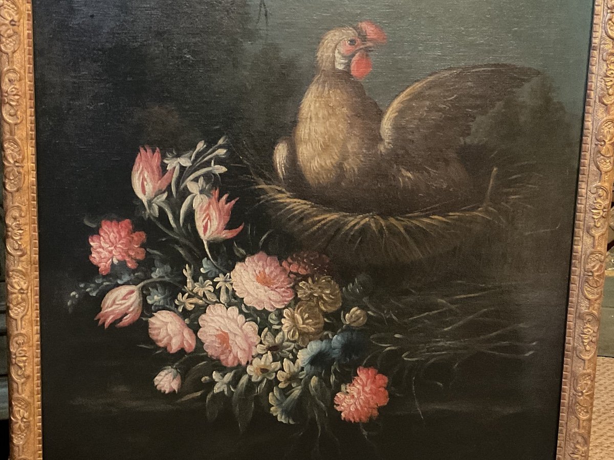 18th Century Hstoile ´animals And Flowers´-photo-2