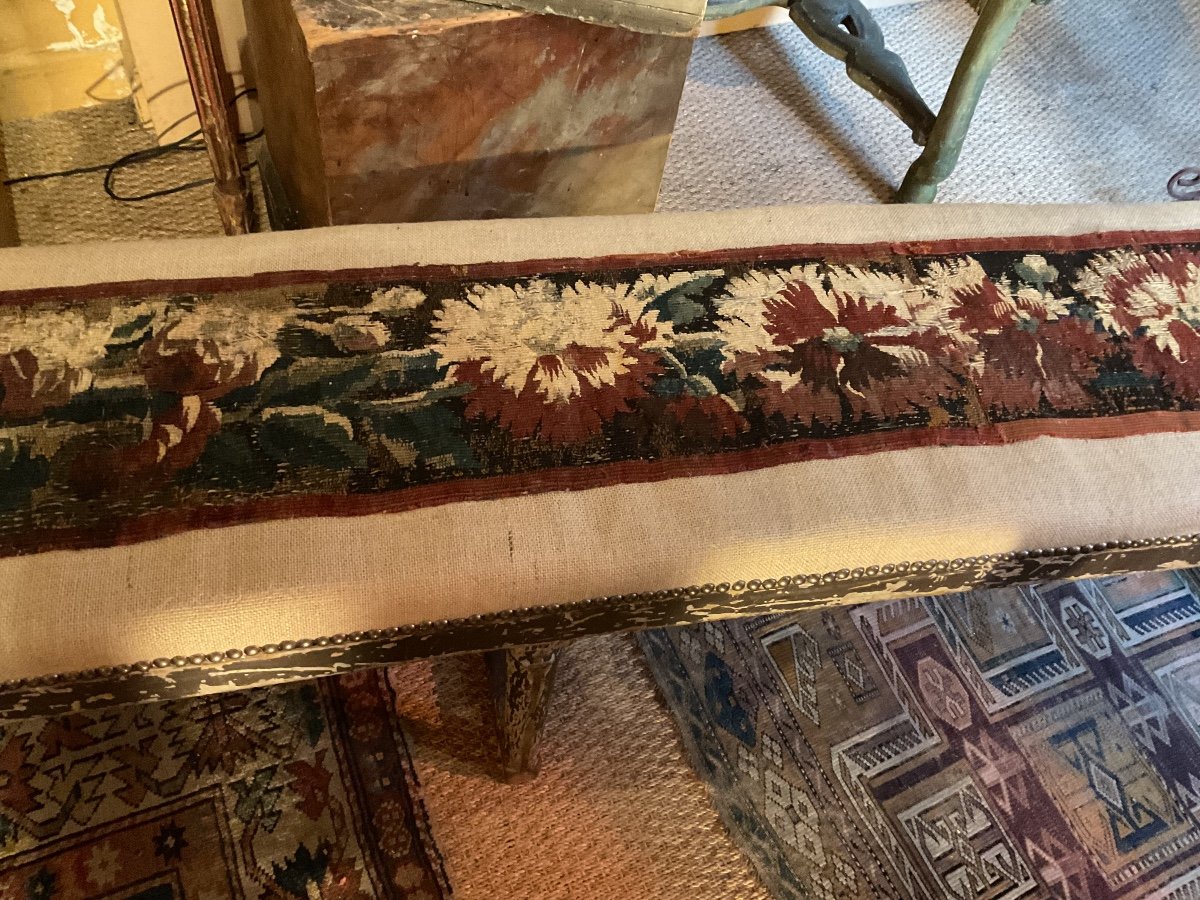 Directoire Period Bench With Its Patina-photo-2